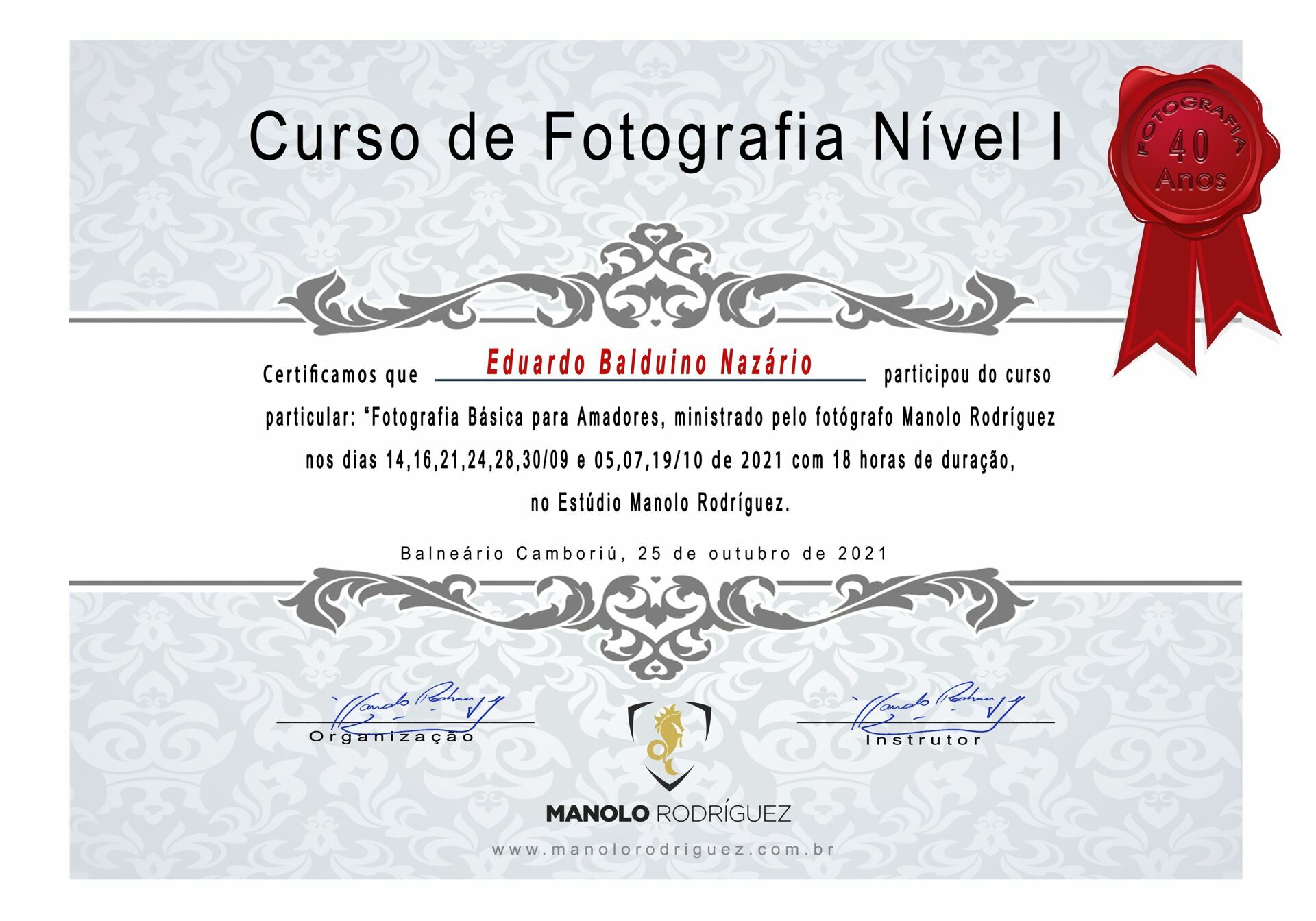 Foto Curso Nível I Foto Curso Nível I - Imagem 3